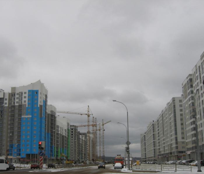 Nové budovy Jekaterinburgu od developera