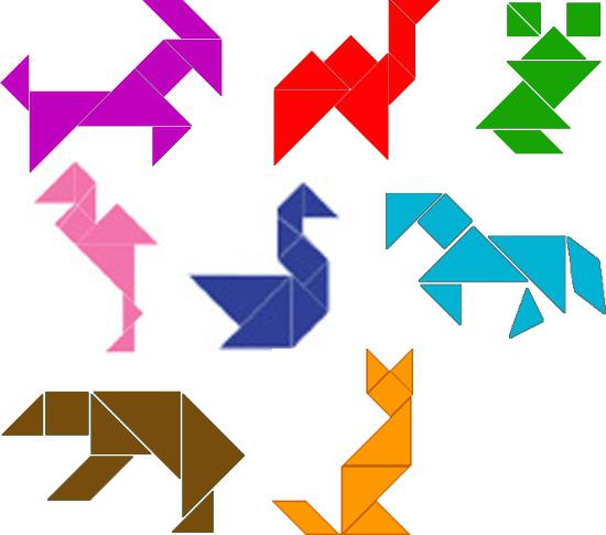 Tangram, který jsem si vyrobil: zábavnou a užitečnou lekci