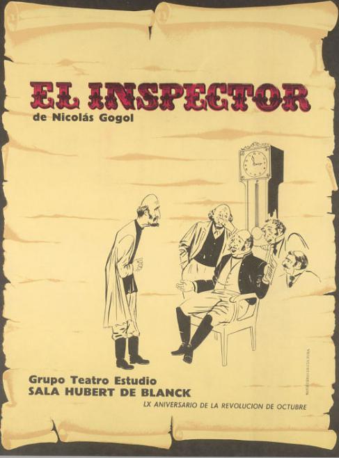 Krátký snímek inspektora v „Inspector“ komedie: člověk bez morálky