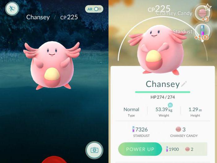 Pokemon Chancy: popis, rysy a bojové vlastnosti