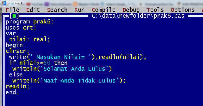 Struktura programu Pascal: programování pro začátečníky