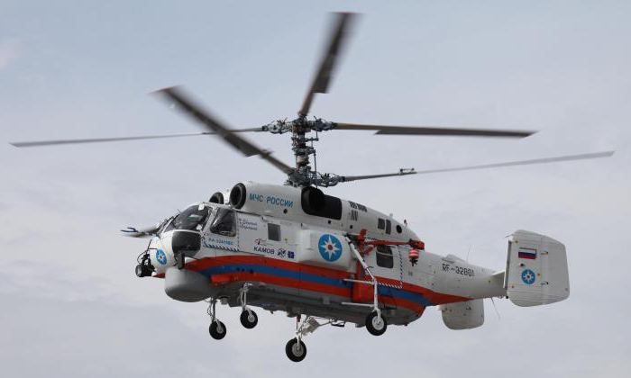 Záchranný vrtulník EMERCOM Ruska. Požární a sanitární vrtulníky ministerstva pro mimořádné události