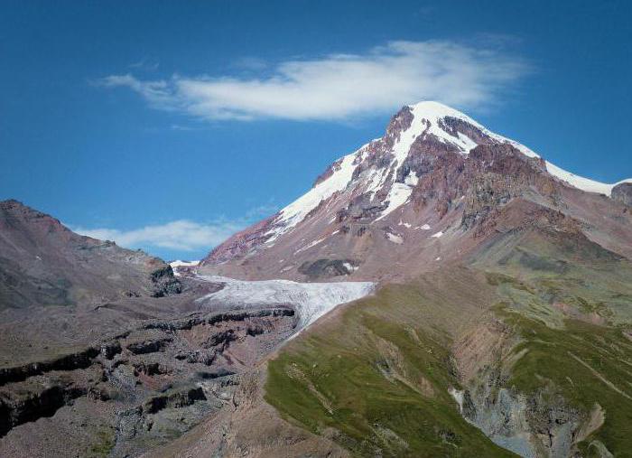 Kde je Kazbek? Hora, přitahující jeho velikost