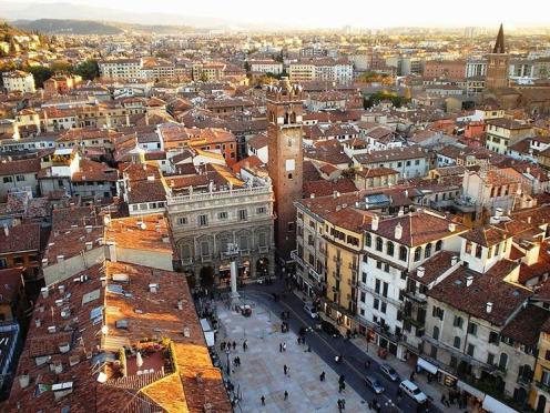  verona na italské mapě