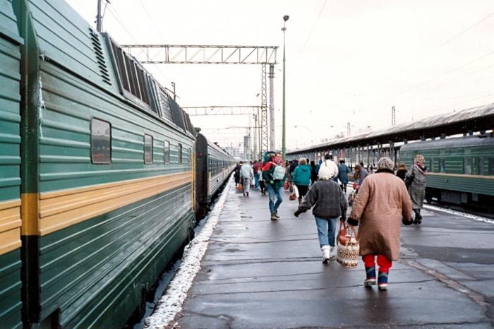 Yaroslavský nádraží, stanice metra Komsomolskaya na metru Moskvy.