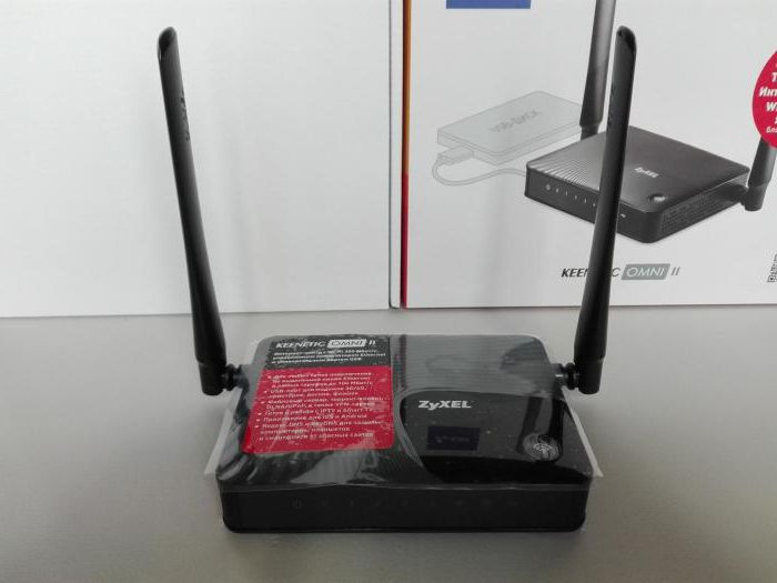 modem setup zyxel keenetic omni ii