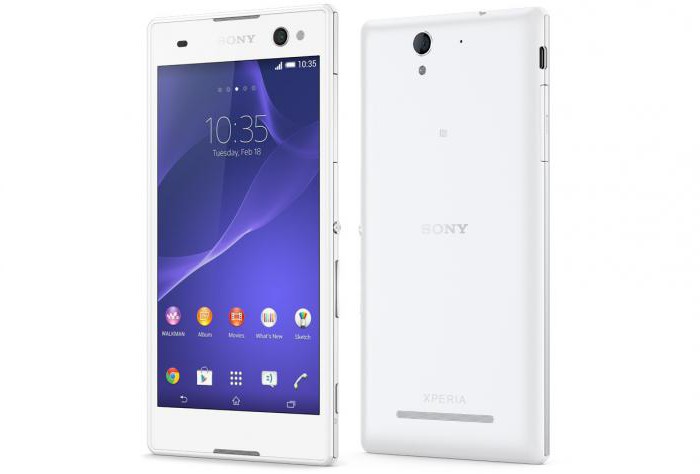 sony c3 specifikace